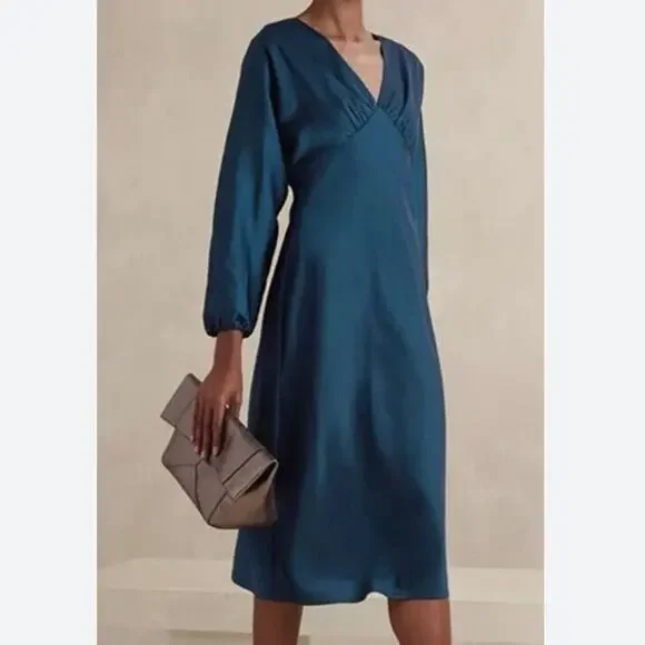 Banana Republic Dresses Banana Republic Nwt Silky Column Midi